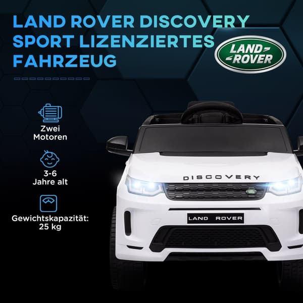 ROOTZ 12V Børneselbil - Kids Vehicle - Ride -on Car - Fjernbetjening & LED -lys - 106 cm x 65,5 cm x 51 cm