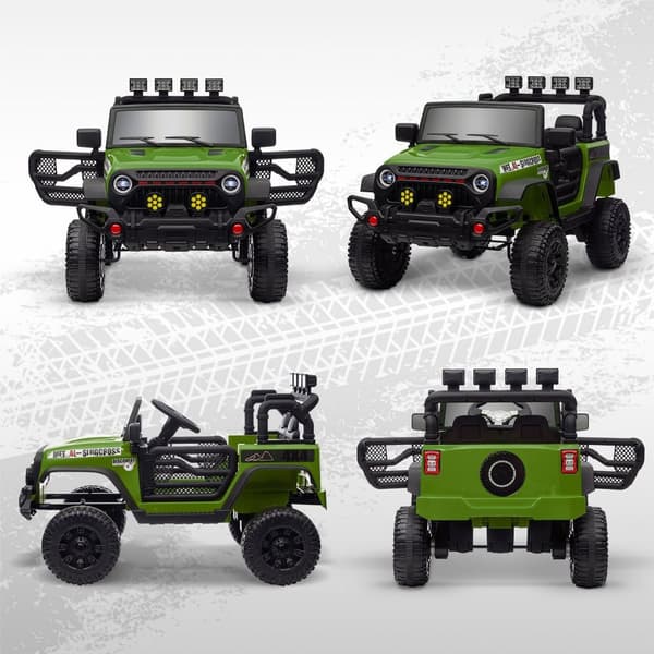 Rootz Buggy 4x4 Children's Electric Car - Kids UTV - Ride -On Vehicle - Bluetooth, Safe Remote Control - 100cm x 63 cm x 65 cm