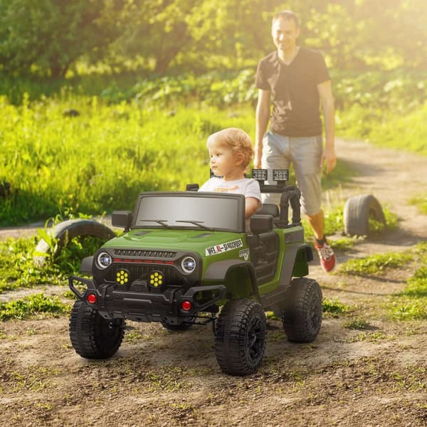 Rootz Buggy 4x4 Children's Electric Car - Kids UTV - Ride -On Vehicle - Bluetooth, Safe Remote Control - 100cm x 63 cm x 65 cm