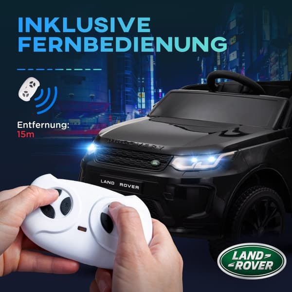 Rootzin lasten sähköauto - Kids -ajoneuvo - 12 V leluauto - Realistinen ajokokemus - 106 cm x 65,5 cm x 51cm