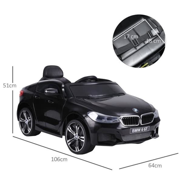 Rootzin lasten sähköauto - Kids Ride -on - Leluajoneuvo - Ääni- ja kevyet tehosteet - Kaukosäädin - Musta - 106 cm x 64 cm x 51cm