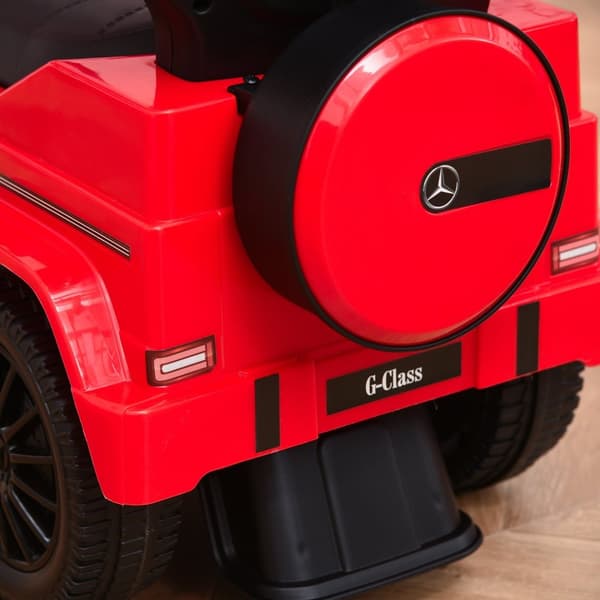 Rootz Children's Vehicle Car - Kids Ride -On Car - Toddler Push Toy - utvecklar motoriska färdigheter - 85,5 cm x 40,5 cm x 95 cm - röd och svart