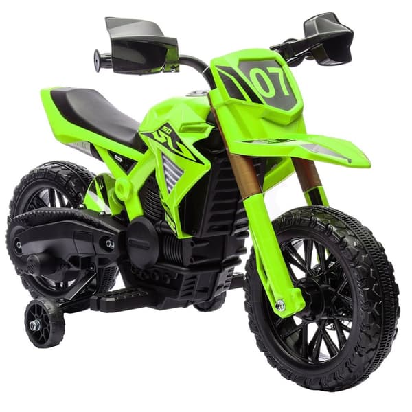 Rootz Electric Motorcykel til børn - Ride -on Bike - Child's Motorcykel - Træningshjul og lyde - 105 cm x 57 cm x 62 cm