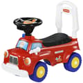 Miniatyrbillede 1 af 7: Rootz Fire Truck Walker til børn - Push Vehicle - Baby Car With Music - Storage Rum - 49 cm x 24 cm x 42 cm