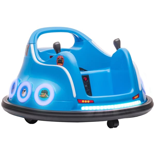 Rootz Kids Bumper Car - Electric Vehicle - Ride -on Toy - 360 ° Rotation Fun - 73 cm x 73 cm x 44 cm - USB & LED -lys