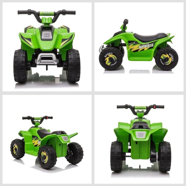 Rootz Quad Electric for Children - Barn Ride -On - Batteridrivet fordon - Forward & Reverse Gear - 72 x 40 x 45,5 cm - Säker 2,8-4,6 km/h hastighet