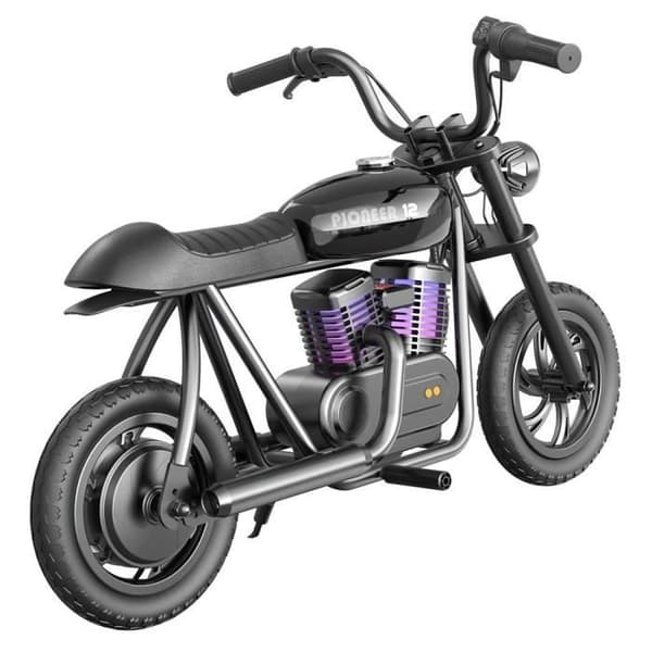 Elmotorcykel för barn - HYPER GOGO Pioneer 12 Plus - 24V 5,2Ah 160W - 12' x 3'-däck - 12km High-end