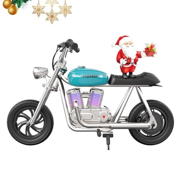Elmotorcykel för barn HYPER GOGO Pioneer 12 Plus 21,9 V 5,2 A Li-ion-batteri - 12' x 3'-däck