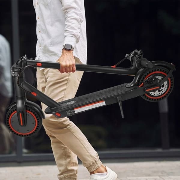 Elscooter - MÄRKE - 8,5 tum - Telefonhållare och stöldskyddsanordning