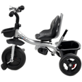 Miniatyrbillede 5 af 10: Trehjulet cykel - Cykel - Med Styr Og Solskærm - Grå-Sølv
