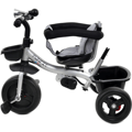Miniatyrbillede 9 af 10: Trehjulet cykel - Cykel - Med Styr Og Solskærm - Grå-Sølv