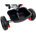 Miniatyrbillede 10 af 10: Trehjulet cykel - Cykel - Med Styr Og Solskærm - Grå-Sølv