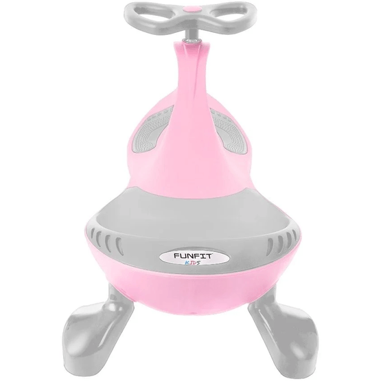 Wiggle Car - Wobble Car - Med LED-belyste hjul - Pink