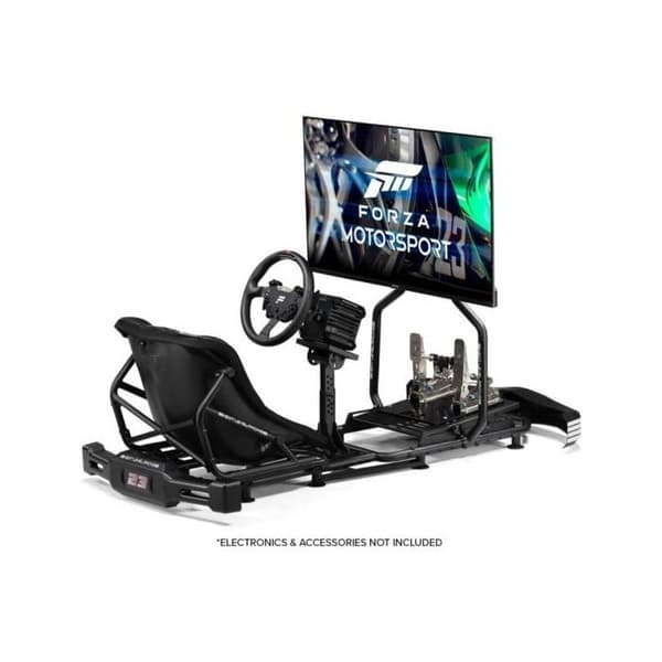Karting Cockpit - Next Level Racing - Go Kart Plus - Vit - Justerbar - 4 hjul