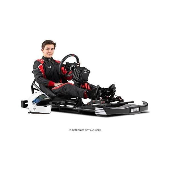 Karting Cockpit - Next Level Racing - Go Kart Plus - Vit - Justerbar - 4 hjul