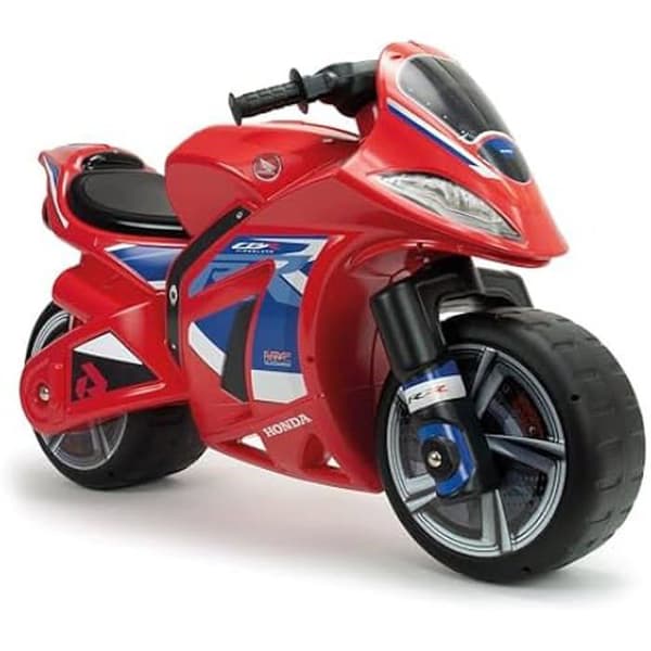 Åkmotorcykel - INJUSA - Vinnare Honda Fireblade - Sportig design - Breda hjul - För barn 4-7 år