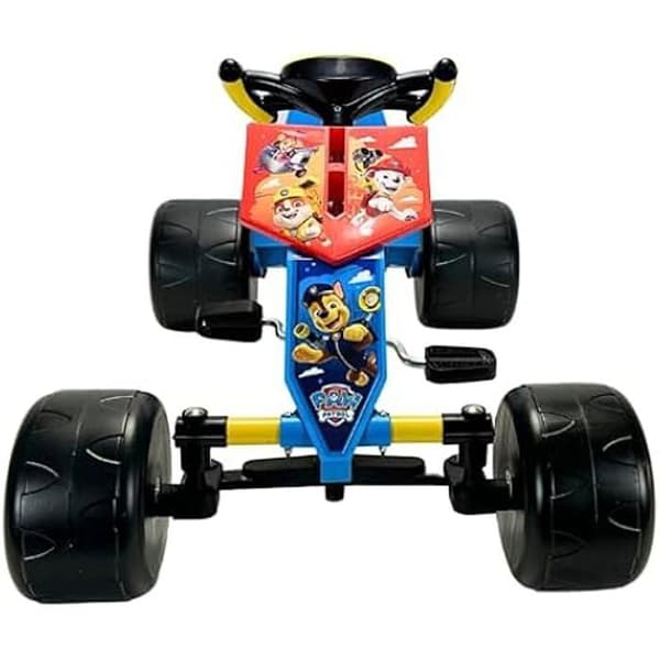 Pedal Go Kart - INJUSA - Paw Patrol - För barn 2-4 år - Metallchassi - Fast växellåda