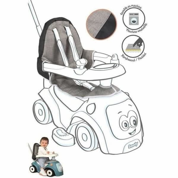 Kolmipyöräinen Smoby Harmaa