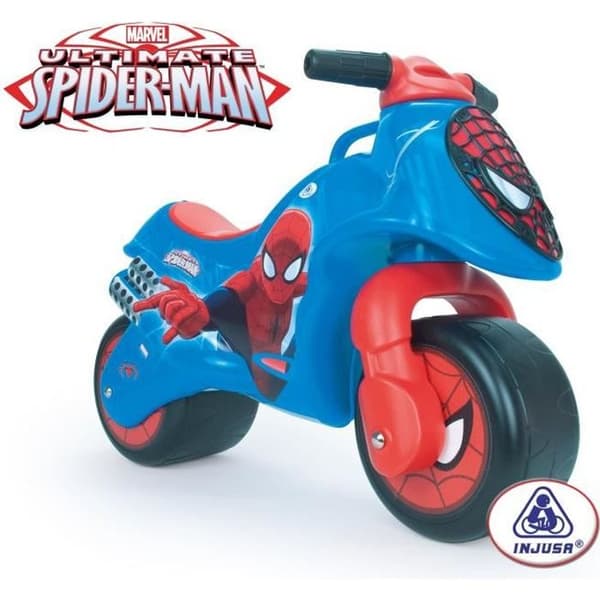 Neox Ultimate Spiderman Motorcykelhållare - INJUSA - Pojke - Från 18 månader - Blå och Röd