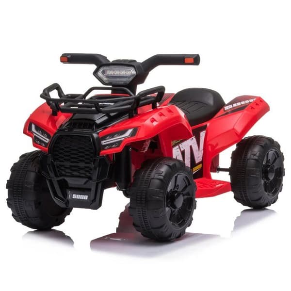 Barn Elektrisk Fyrhjuling - ATV 5000 - 7.4V - Röd - 1 plats - 3 km/h