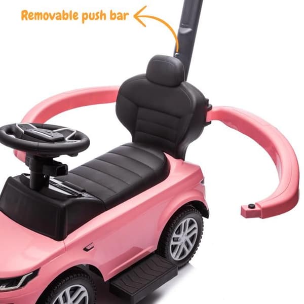 Porteur Barn 2-i-1 - Land Rover Discovery - 1 till 3 år - Rosa