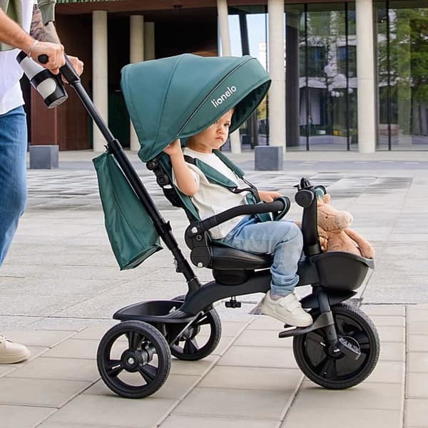 Trike evolutiv LIONELO Kori - Vändbar och justerbar sits - Frihjul - Grön