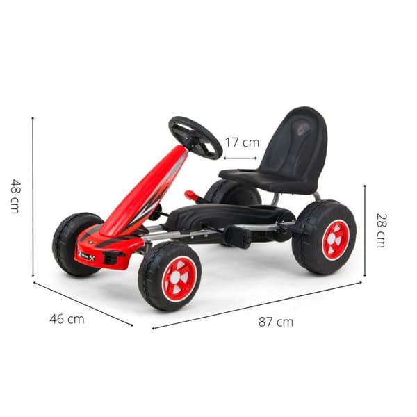 Viper Röd trampbil