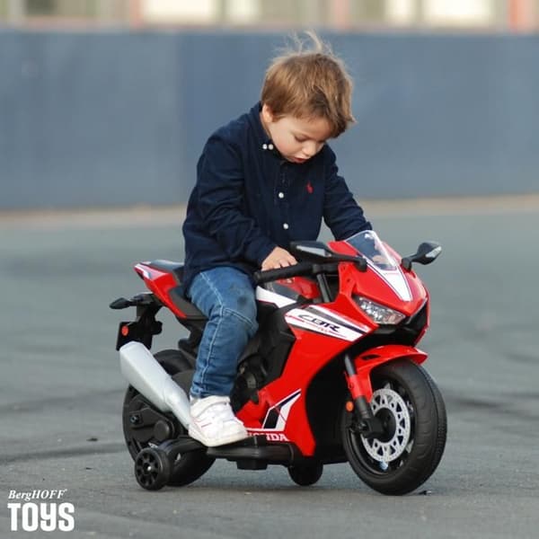 Elcykel Barn 12V - Honda CBR1000 RR - 2 till 5 år - Vit