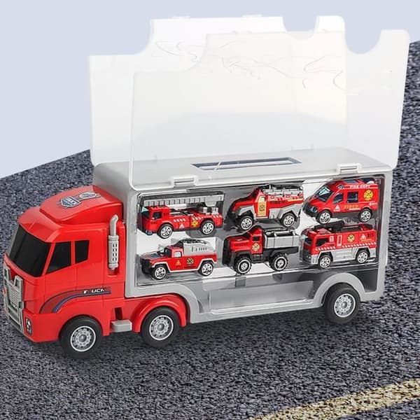 Alloy Storage Container Truck for Kids - CONFOZEN - Stark och bärbar röd leksak