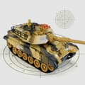 Miniatyrbild 3 av 4: TD®-fjärrkontrolltank kan starta flera strider Laddar spårpistol modell pojkeleksak för barn