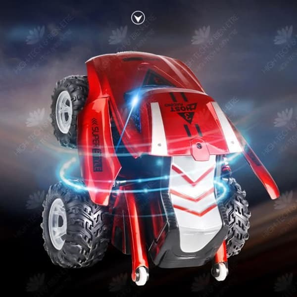 HTBE® Fyrhjulsdrift Fjärrkontroll Bil Stunt Deformation Grindöppnare Kallljus terrängbil