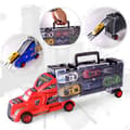 Miniatyrbild 3 av 4: Container Truck TD® med 12 bärbara vagnar på räls
