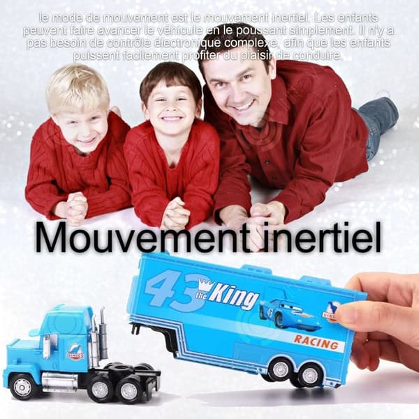 INN Jouet lastbil containertransportör multifunktionell 2 i 1 modell bil lågbordstrailrar transportörer gåvor barn
