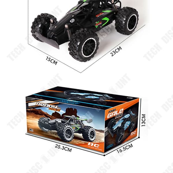 TD® RC Buggy Fjärrstyrd bil 2.4 GHz Fjärrstyrd terrängrasbil med hög hastighet Fjärrstyrd leksaksbil
