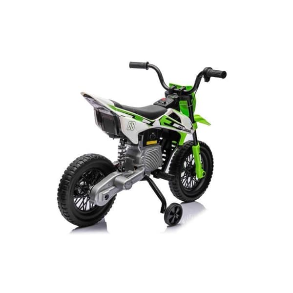 Elmotorcykel för barn - BENEO - Motocross 12V - Läderstol - EVA-hjul - Motor 2x25W