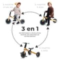 Miniatyrbild 3 av 4: Skalbar 3-i-1 KINDERKRAFT 4Trike Trehjuling - Upp till 25 kg - Flera konfigurationer - Honung