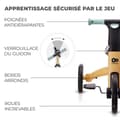 Miniatyrbild 4 av 4: Skalbar 3-i-1 KINDERKRAFT 4Trike Trehjuling - Upp till 25 kg - Flera konfigurationer - Honung