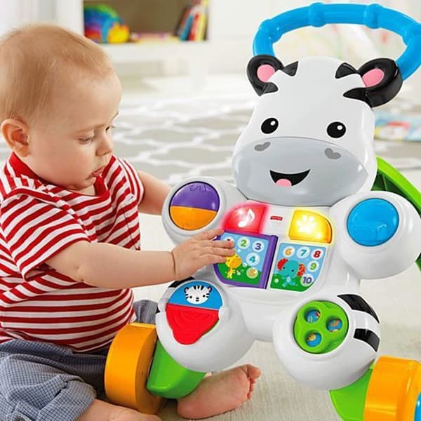 Fordon bärande Mattel - DPL53 - FISHER PRICE INTERAKTIV ZEBRA GÅVAGN