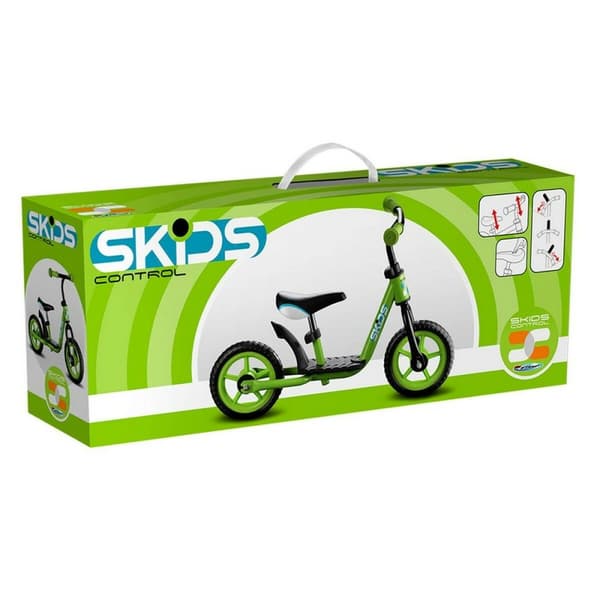 Barncykel Skids Control Grön Stål Fotpall