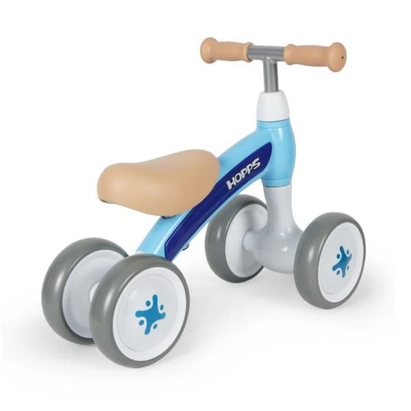 Qplay Hopps bärsele 4 hjul 50x23x40 cm Blå - DEVESSPORT - Barn - Vadderat säte