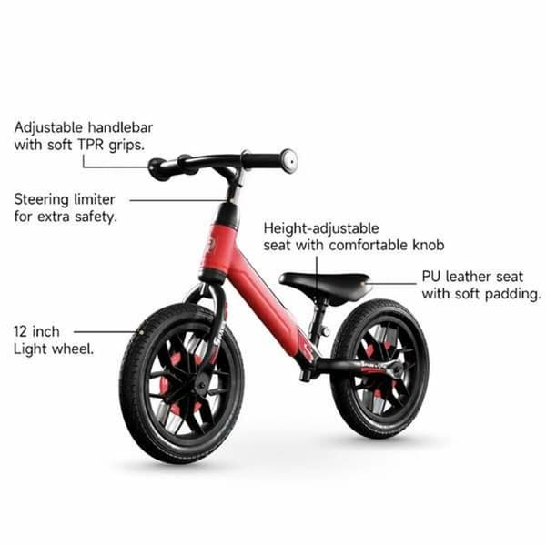 Barncykel Ociotrends Spark Röd Utan pedaler