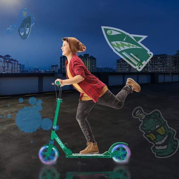 Løbehjul med LED