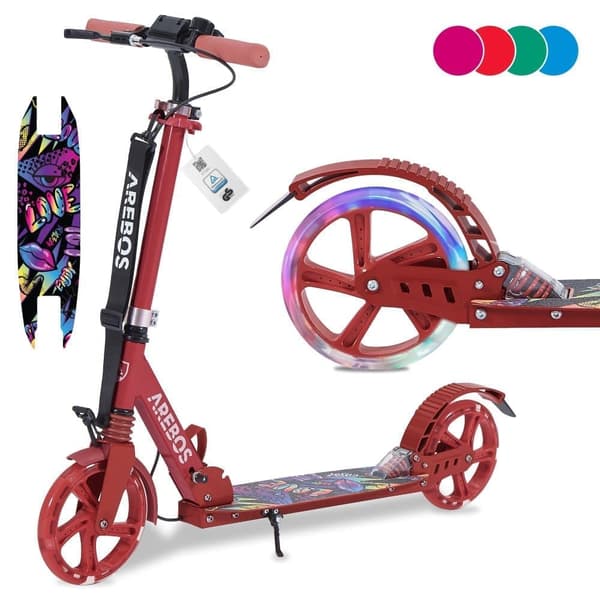 Løbehjul med LED