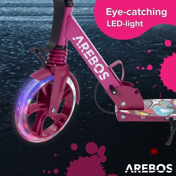 Løbehjul med LED