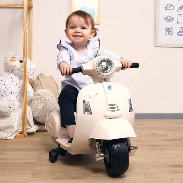Elektrisk Mini Vespa GTS - vit