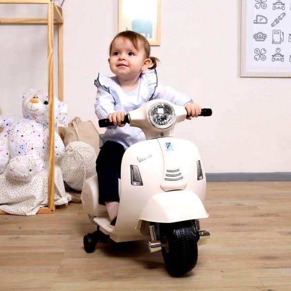Elektrisk Mini Vespa GTS - vit