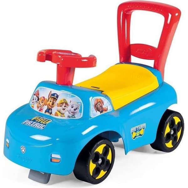 Smoby - Paw Patrol åkande bil - Walker-funktion - Tippskydd - Leksakslåda