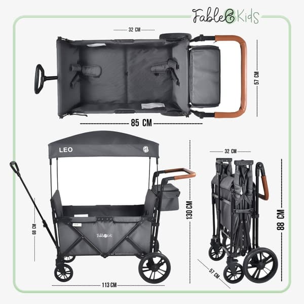 FableKids LEO X2 Lite trækvogn