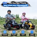 Miniatyrbild 2 av 5: Barnmotorcykel Trike RCB - 3 Hjul - Dubbel Hastighet - Bluetooth - Dubbel Motor - 12V Batteri - Fjädring - RM3 Svart