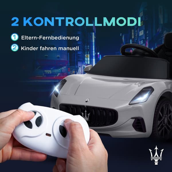 Rootz 12V Children's Electric Car - Barn Vehicle - Electric Ride -On - LED Lights & Music - 98cm x 59 cm x 43 cm